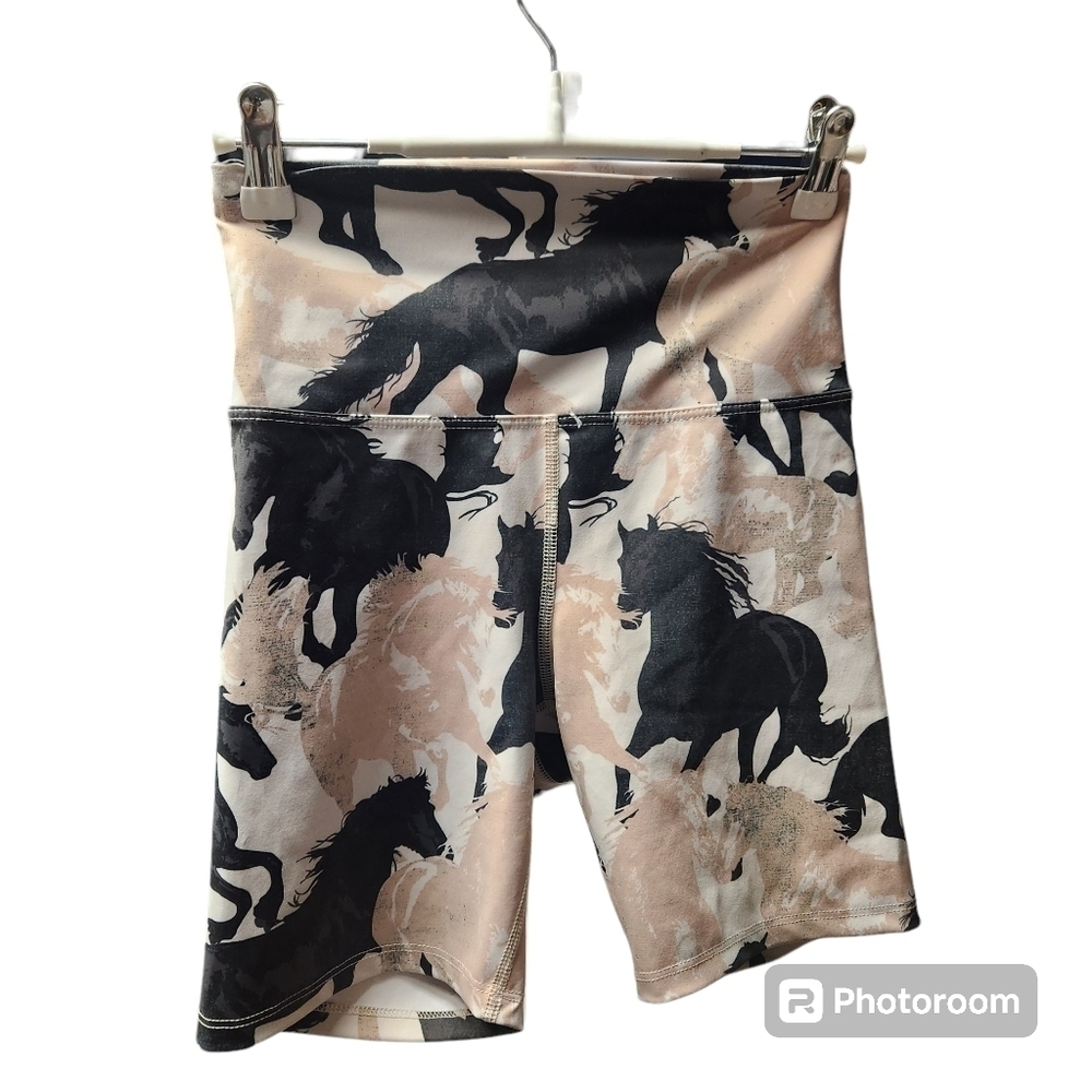 Beach Riot Bike Shorts (Taupe Horse) Women's Clothing Sz. M Athleisure - Picture 2 of 7
